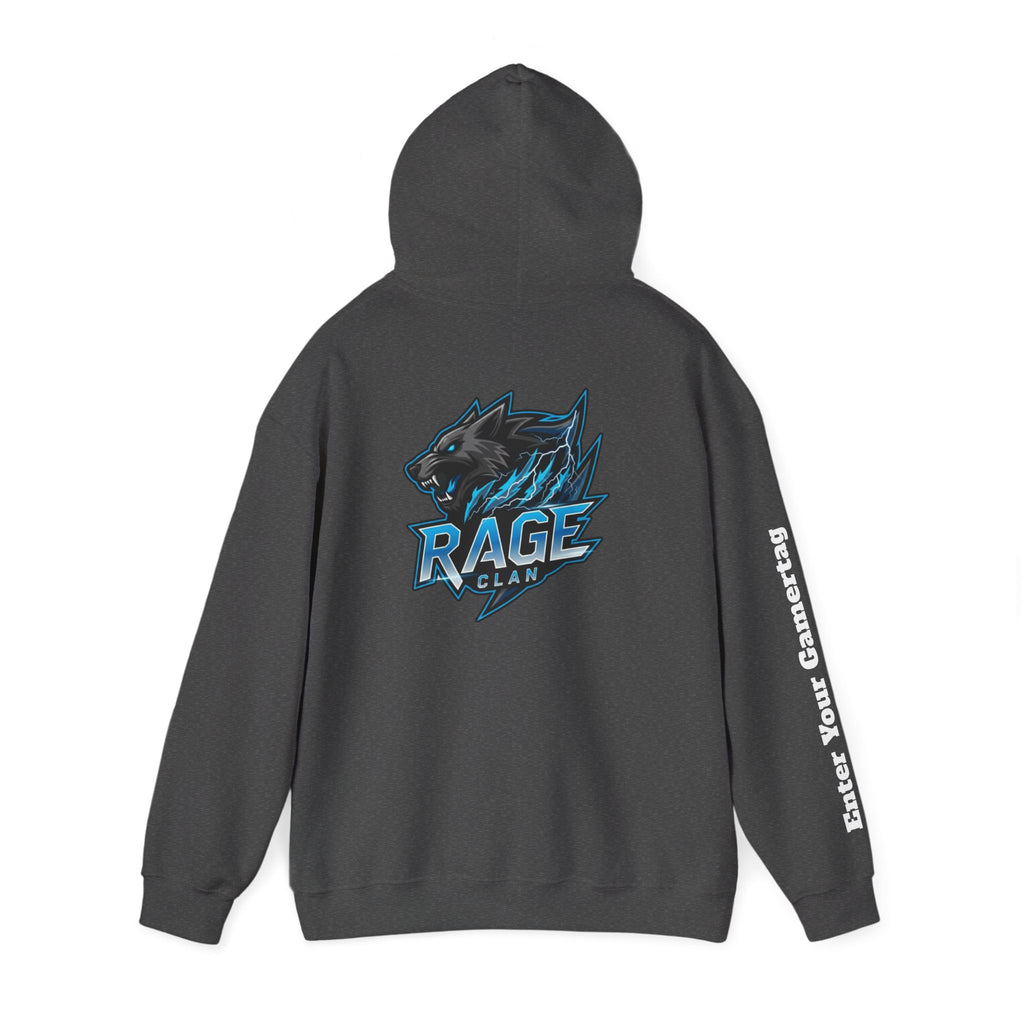 Rage Blue Personalized Hoodie