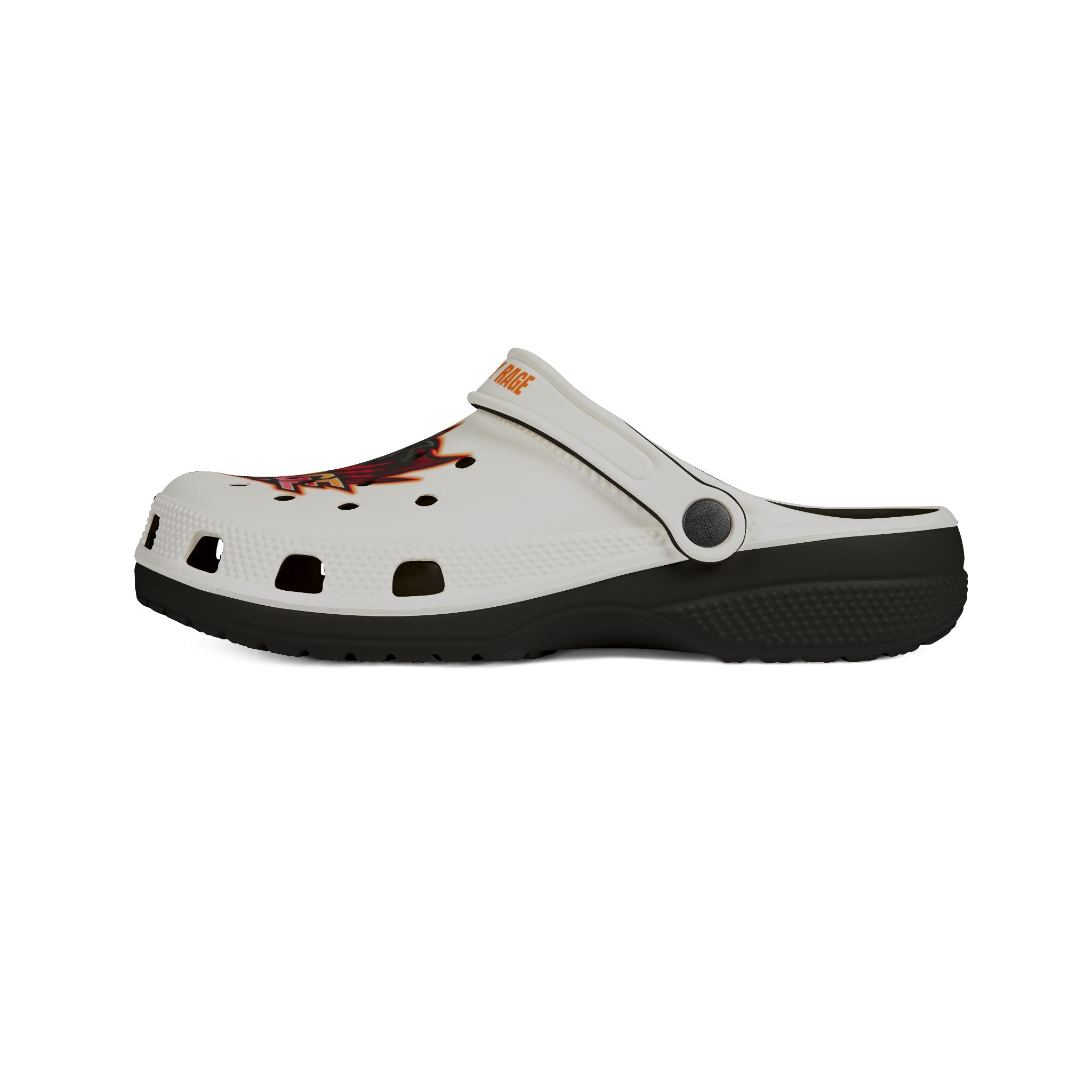 Rage Clan Graphic Clog Shoes