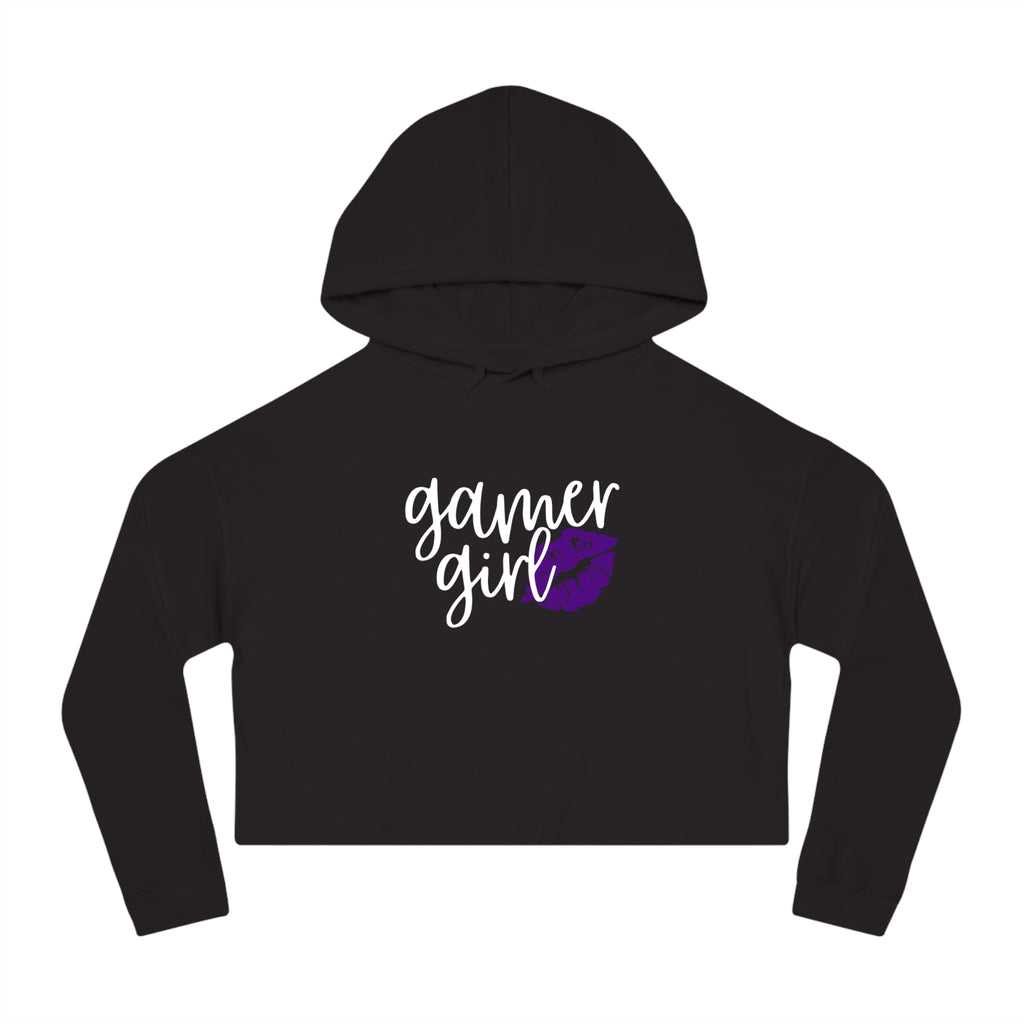 Gamer Girl Women’s Cropped Hooded Sweatshirt