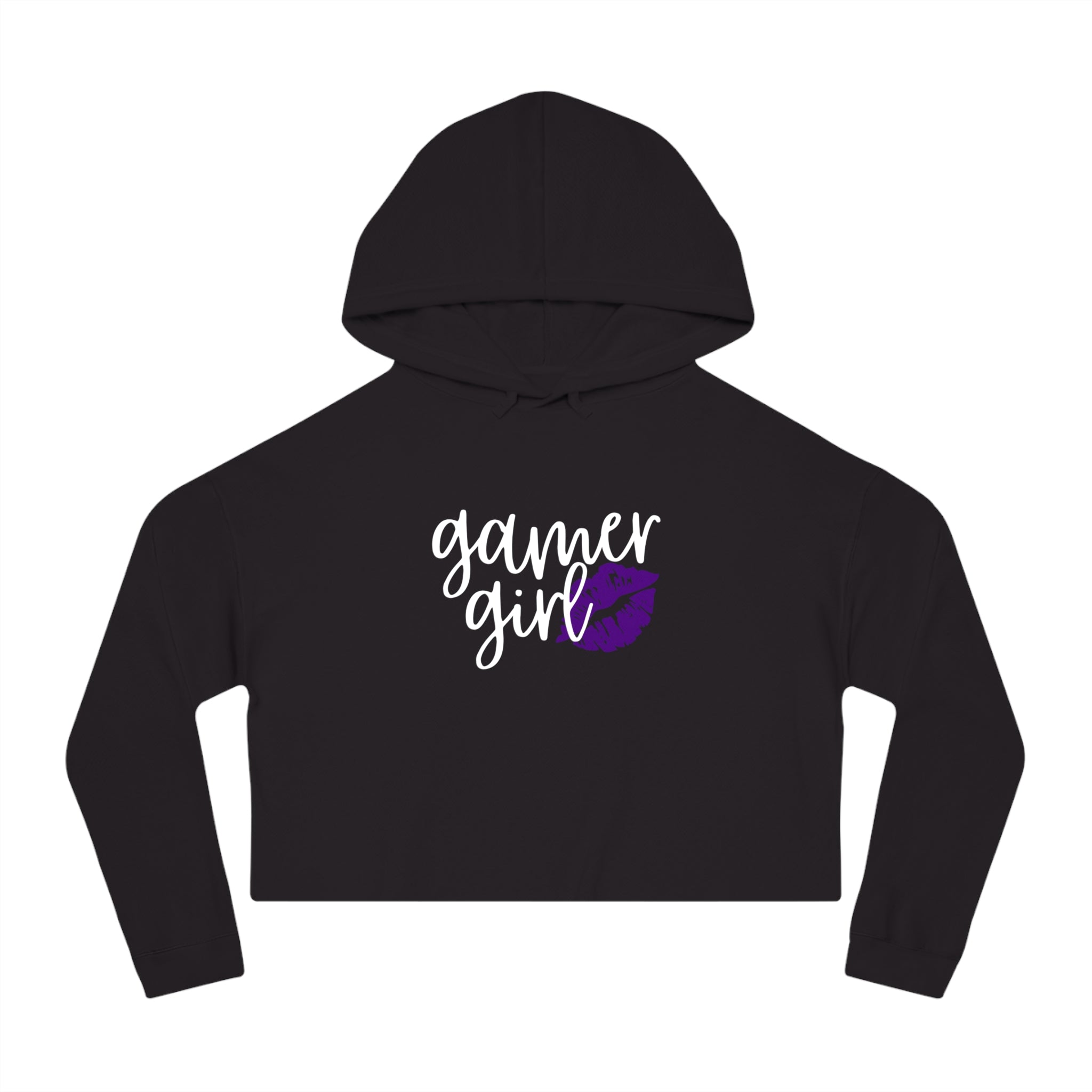 Gamer Girl Women’s Cropped Hooded Sweatshirt