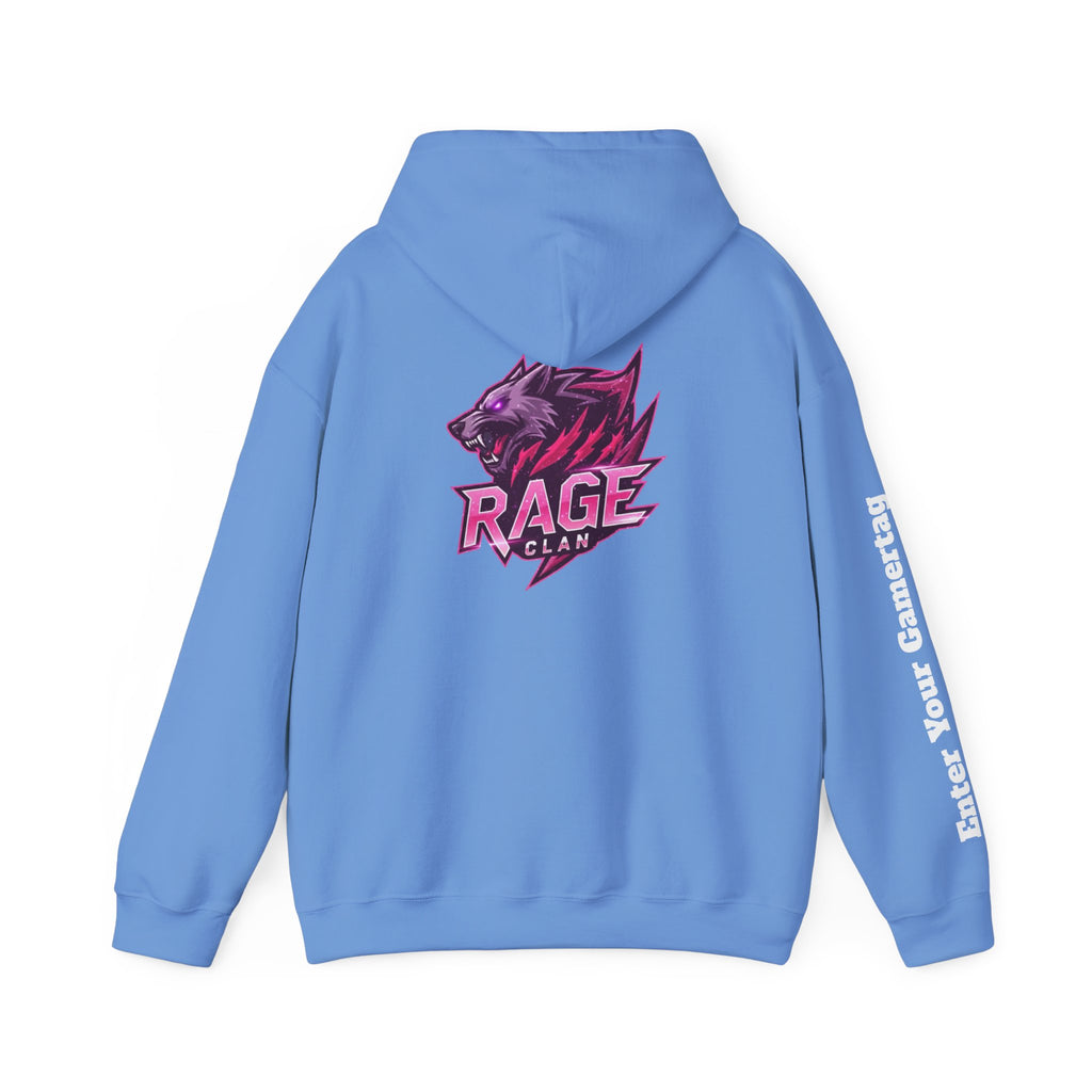 Rage Pink Personalized Hoodie