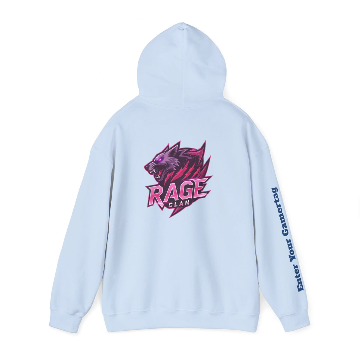 Rage Pink Personalized Hoodie