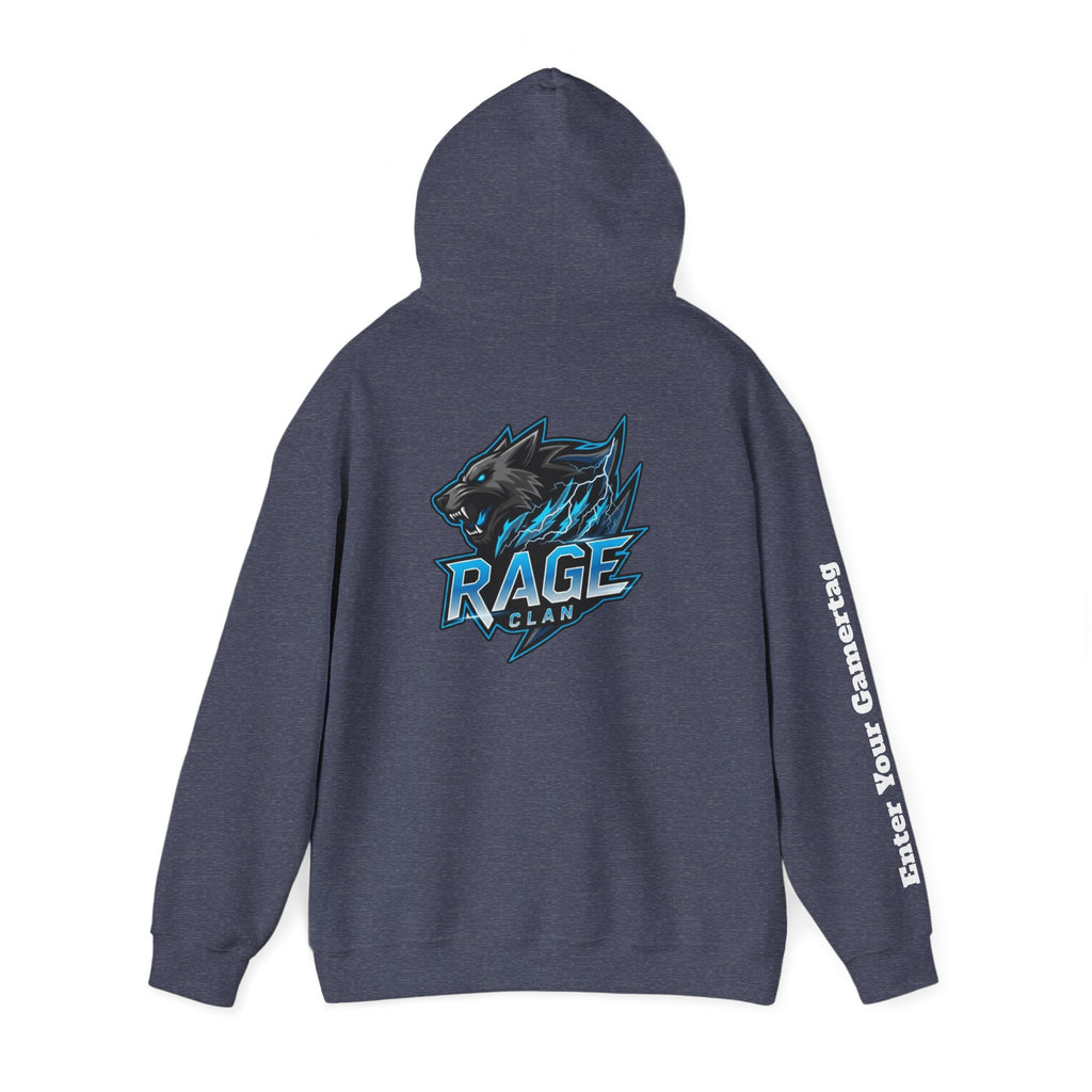 Rage Blue Personalized Hoodie