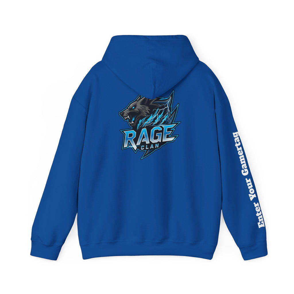 Rage Blue Personalized Hoodie