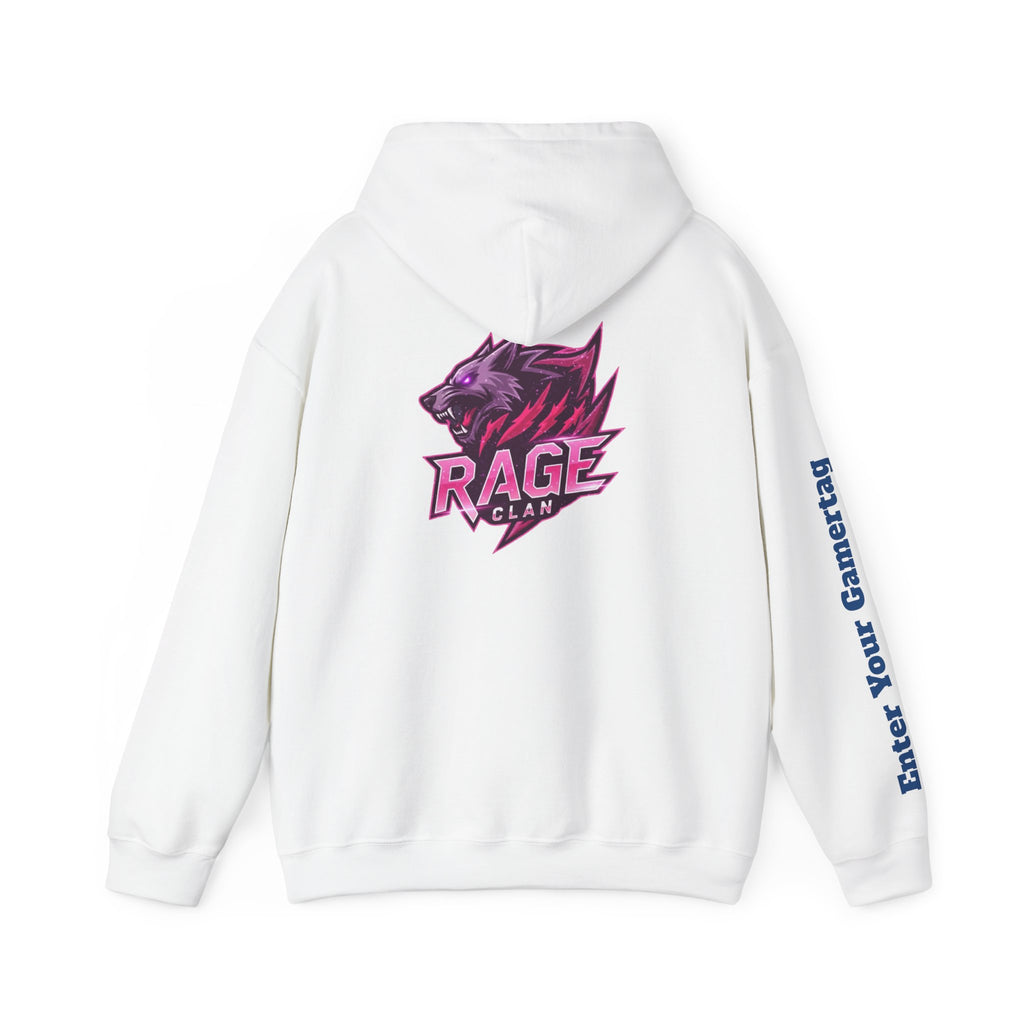 Rage Pink Personalized Hoodie
