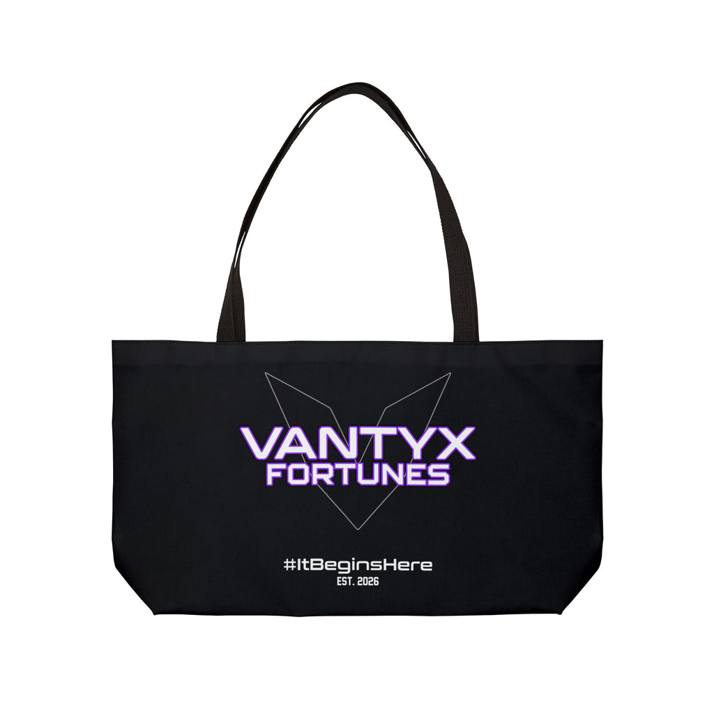 Vantyx Fortunes It Begins Here Weekender Tote Bag