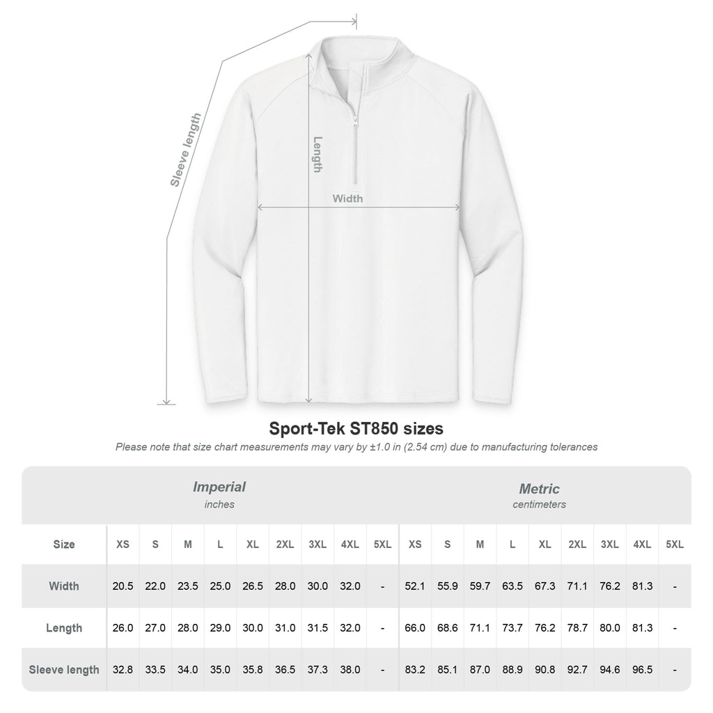 Vantyx Embroidered Men's Sport-Wick Quarter-Zip Pullover