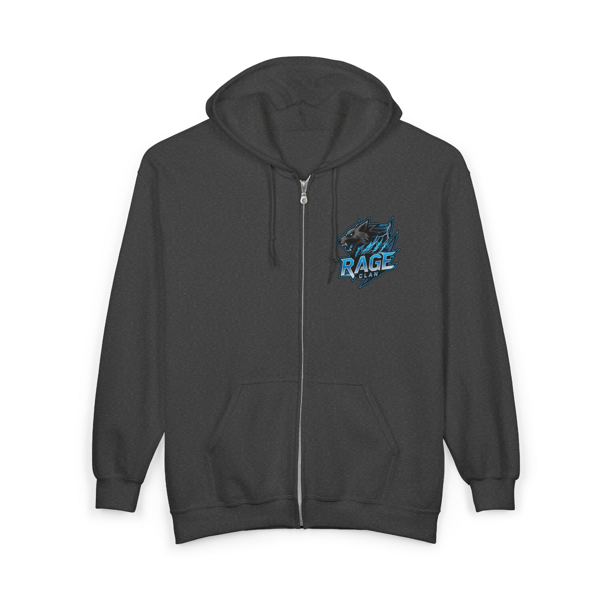 Rage Blue Full-Zip Hoodie