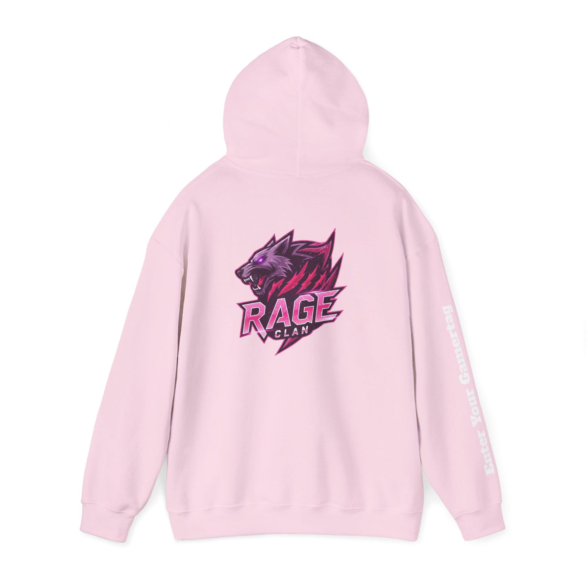 Rage Pink Personalized Hoodie