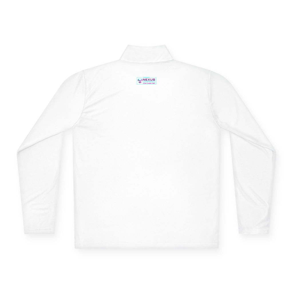 Rage Clan Pink Logo Quater-Zip Pullover