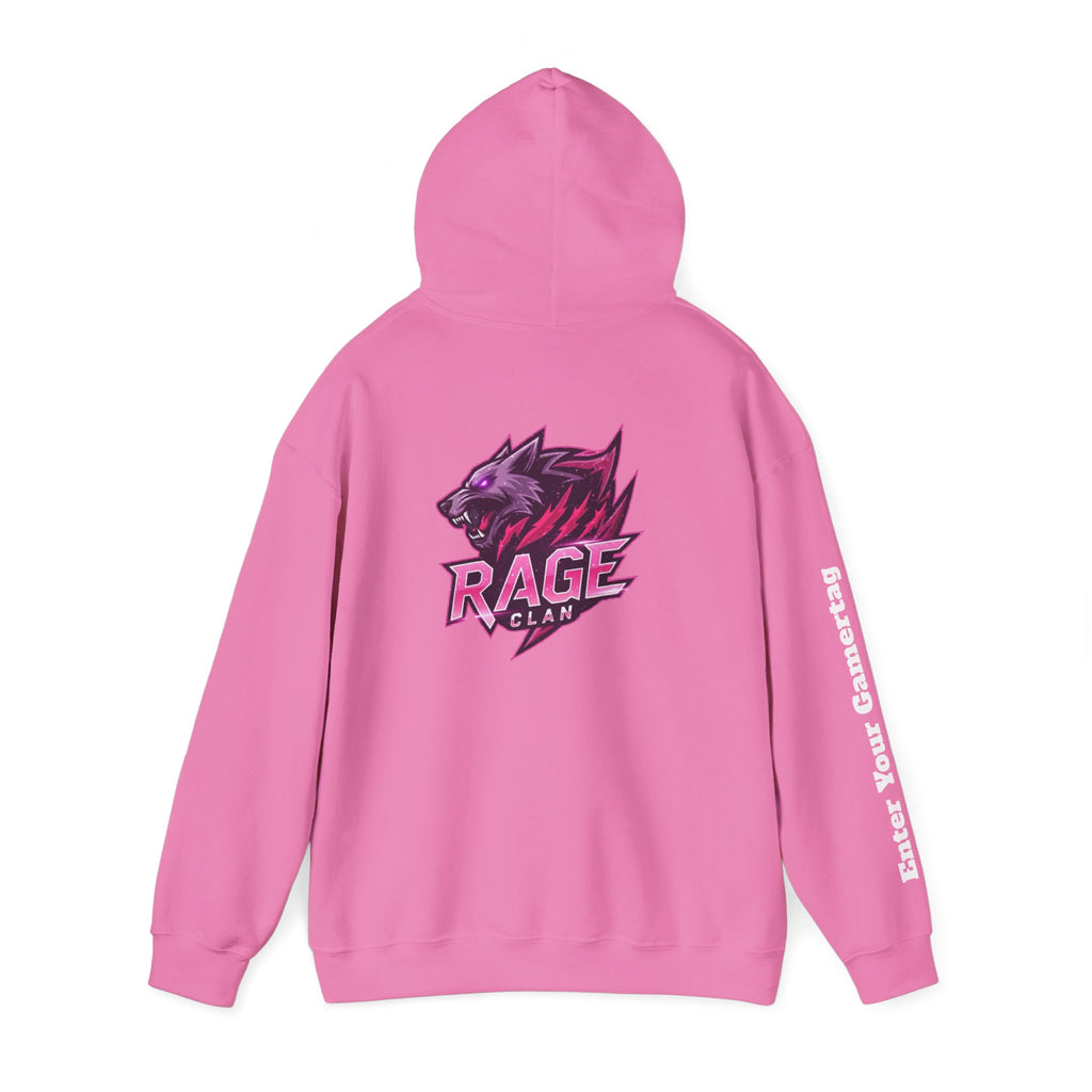 Rage Pink Personalized Hoodie