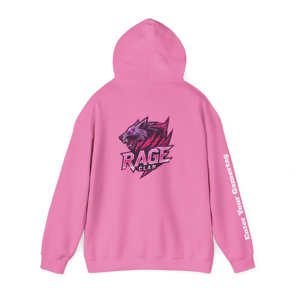 Rage Pink Personalized Hoodie