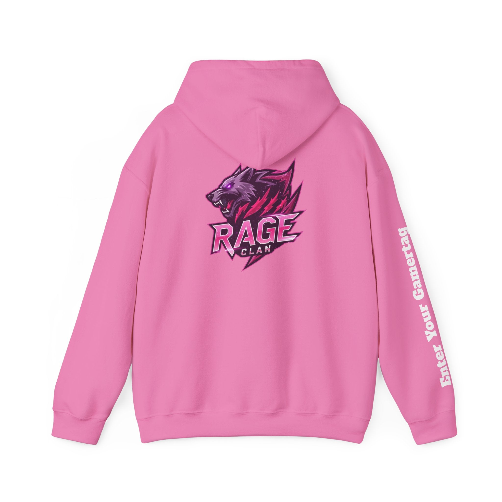 Rage Pink Personalized Hoodie