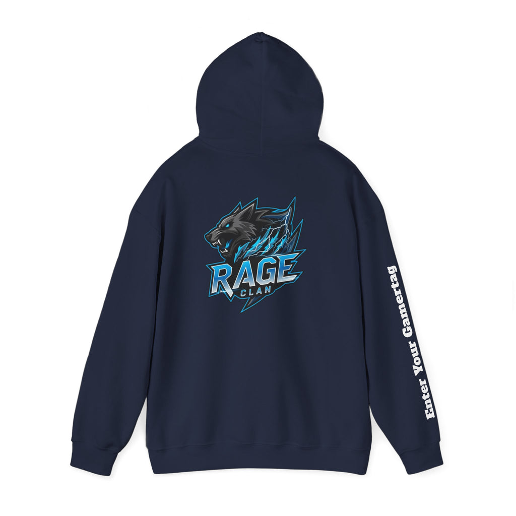 Rage Blue Personalized Hoodie