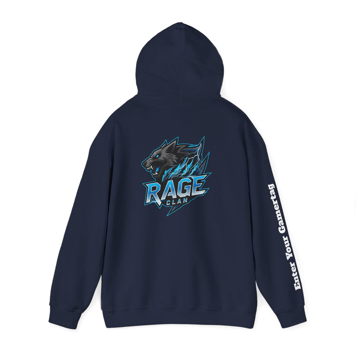 Rage Blue Personalized Hoodie