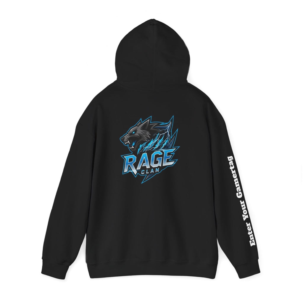 Rage Blue Personalized Hoodie