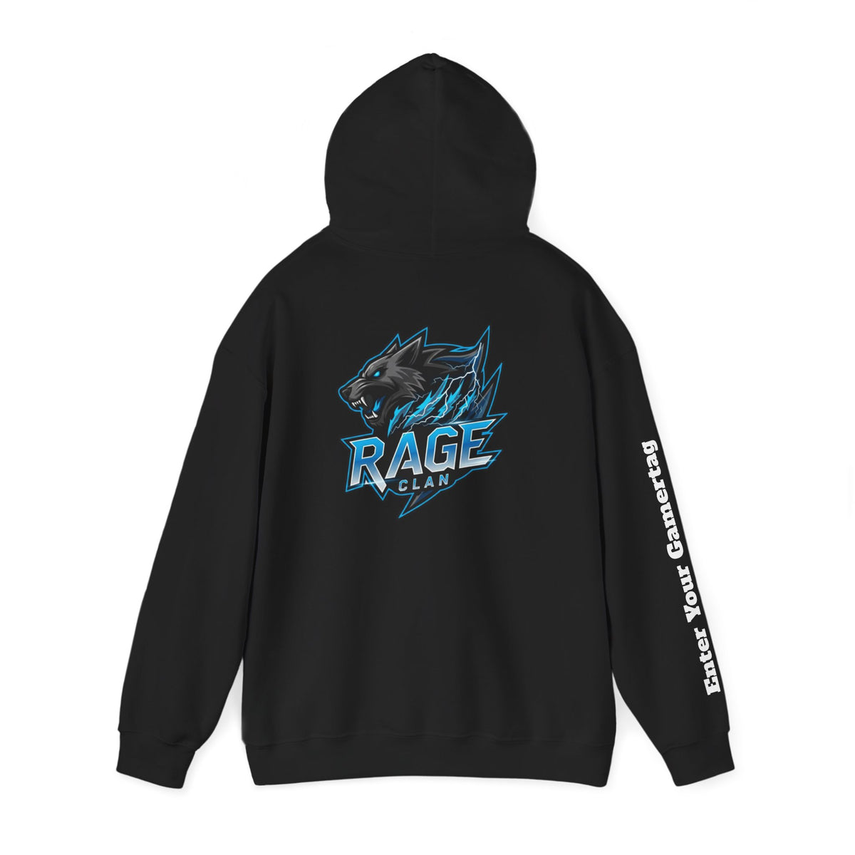 Rage Blue Personalized Hoodie