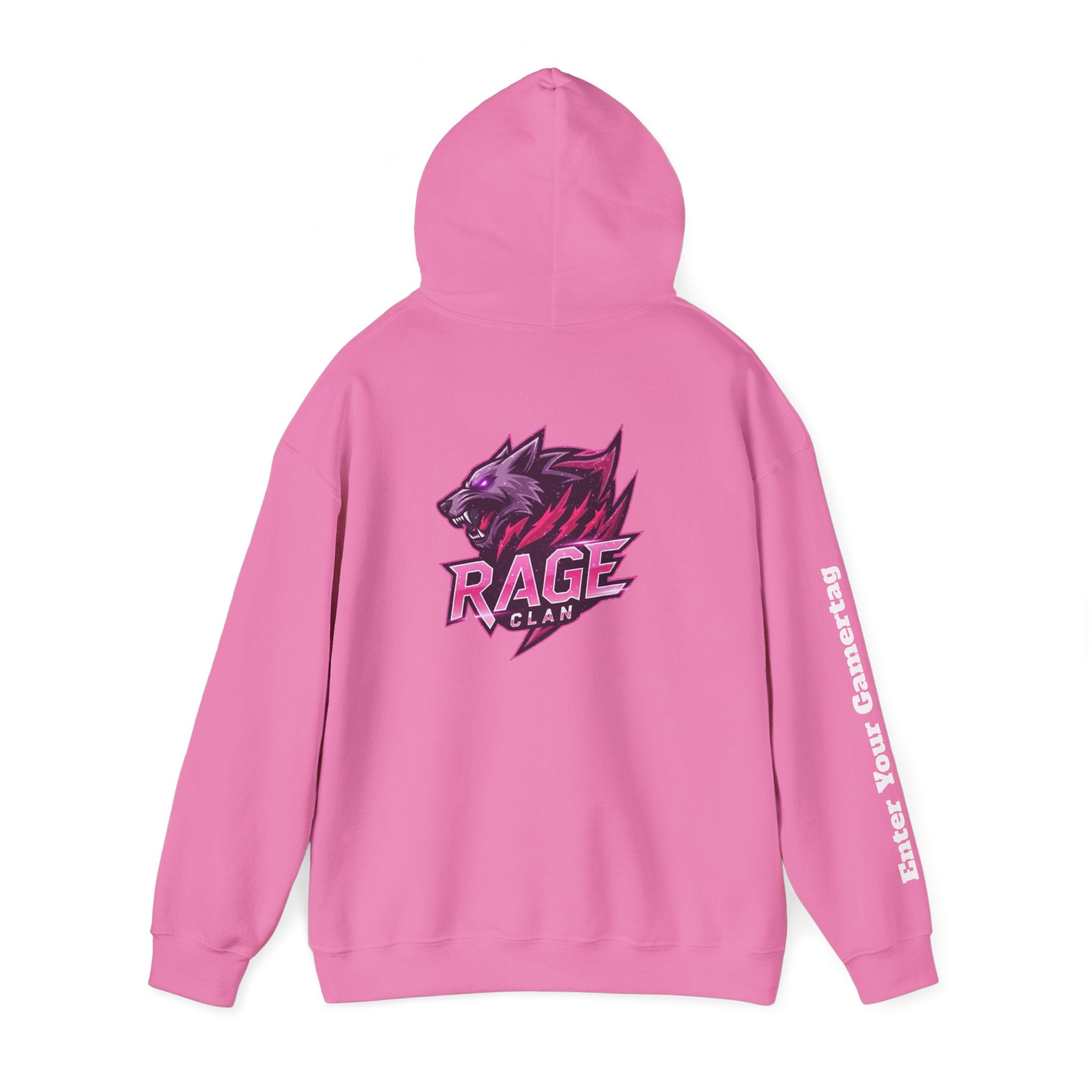 Rage Pink Personalized Hoodie