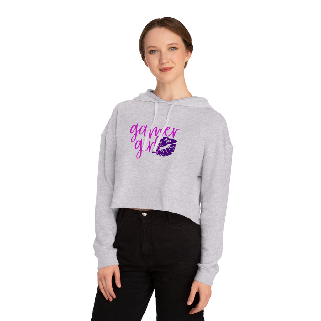 Gamer Girl Women’s Cropped Hooded Sweatshirt
