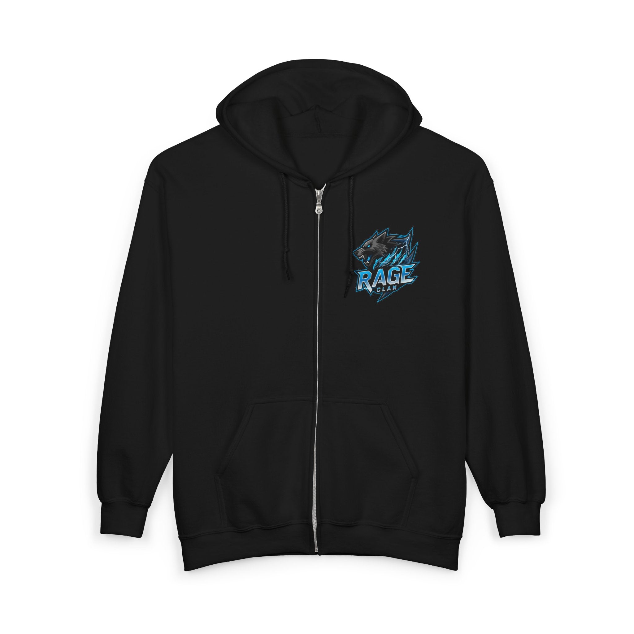 Rage Blue Full-Zip Hoodie