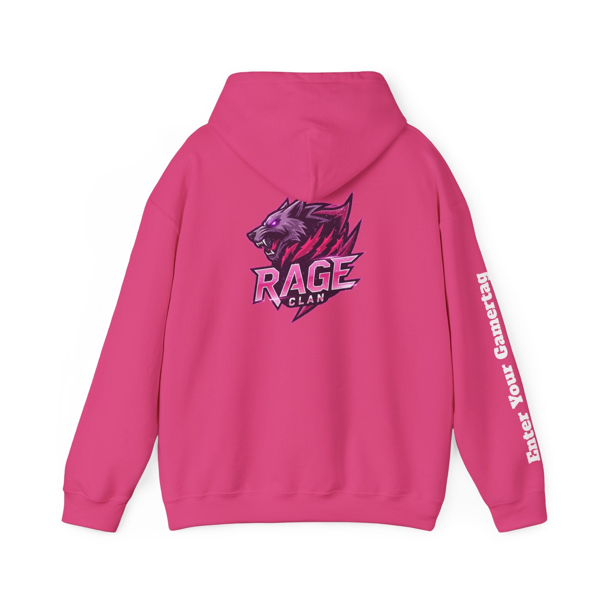 Rage Pink Personalized Hoodie