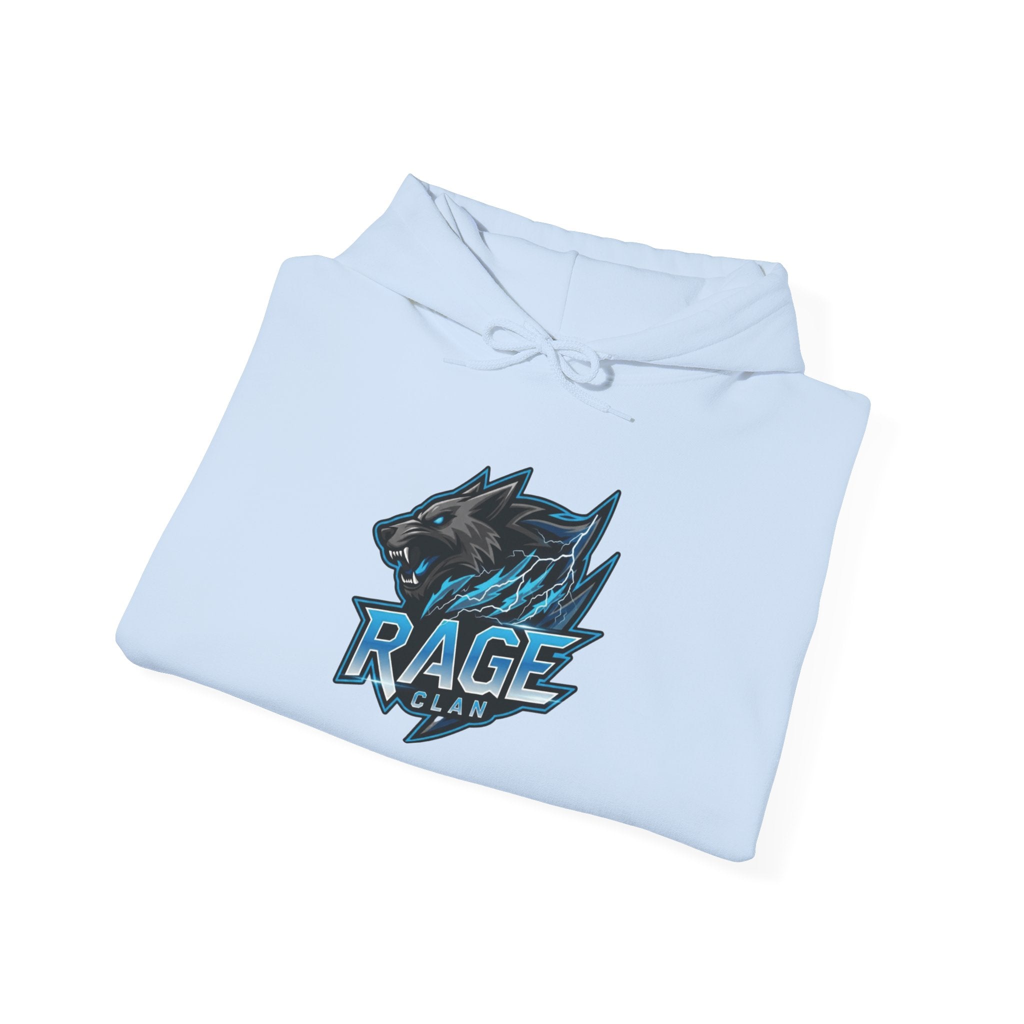 Rage Blue Logo Hoodie