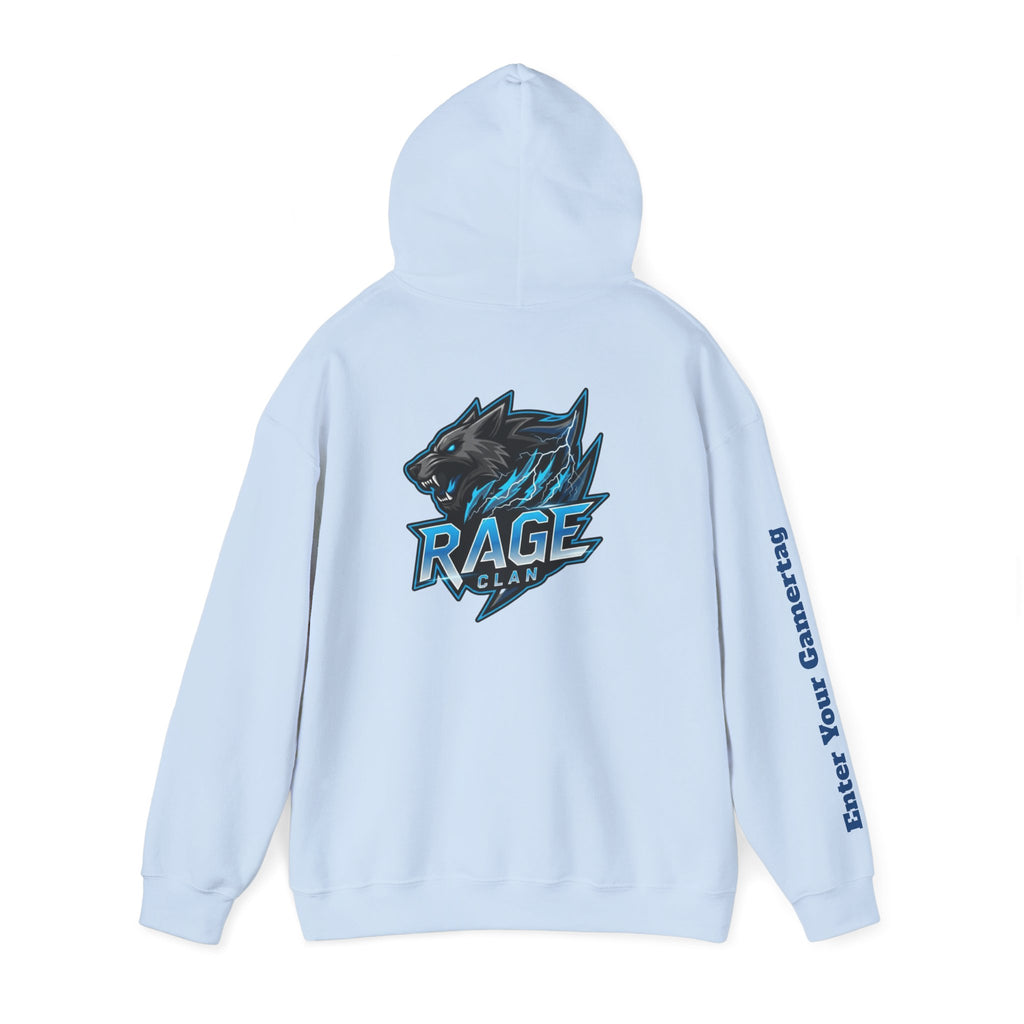 Rage Blue Personalized Hoodie