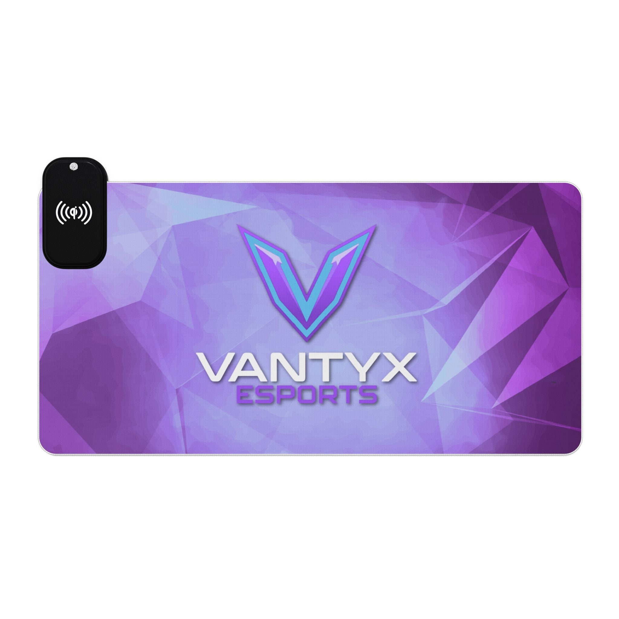 Vantyx LED RGB Gaming Mouse Pad with Wireless Charger