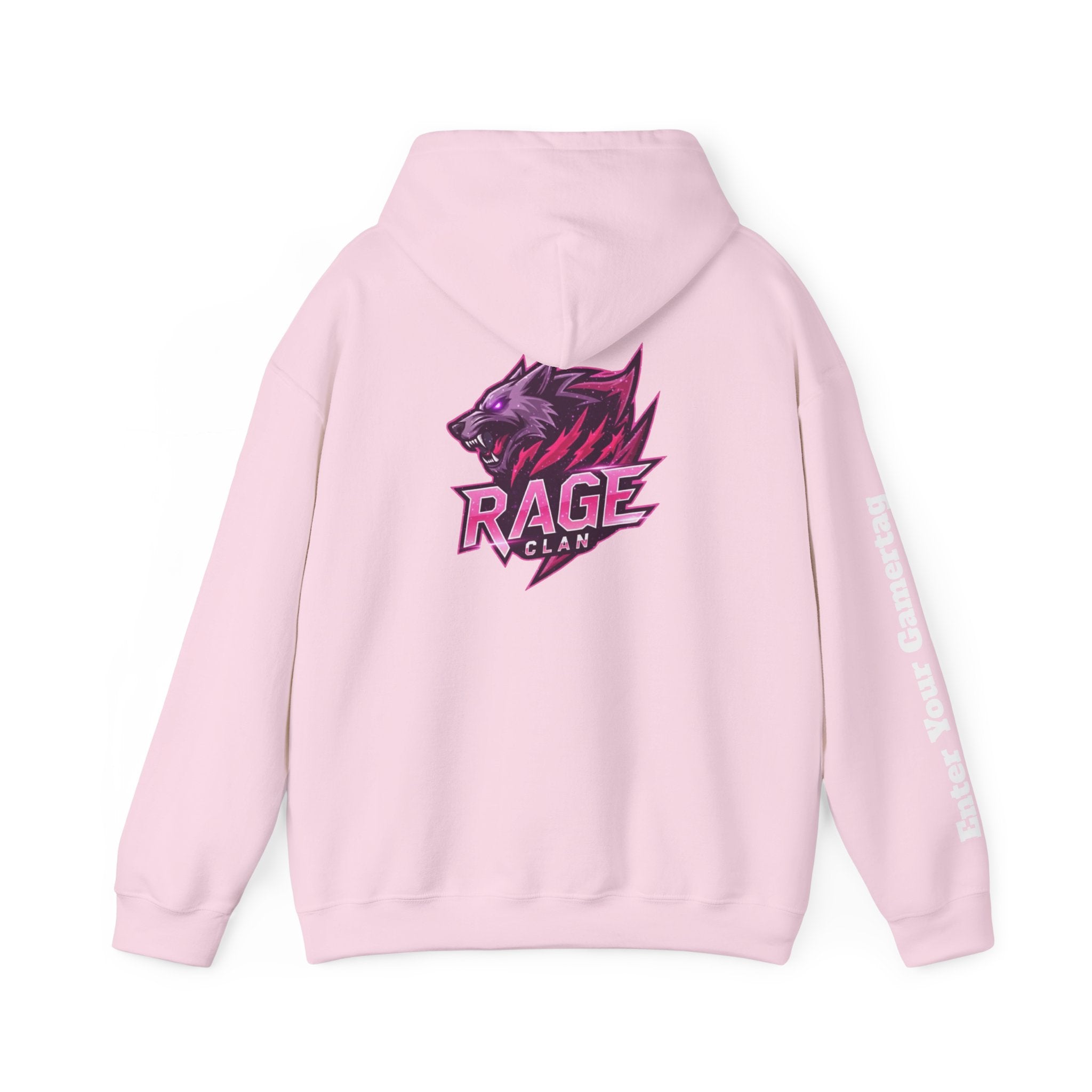 Rage Pink Personalized Hoodie