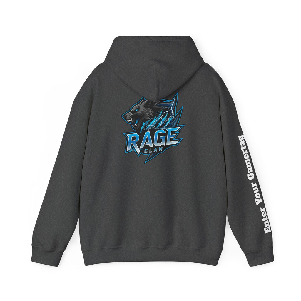 Rage Blue Personalized Hoodie