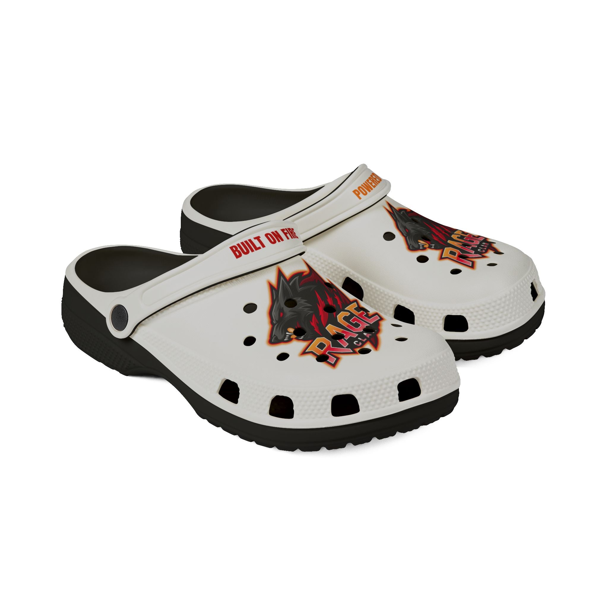 Rage Clan Graphic Clog Shoes