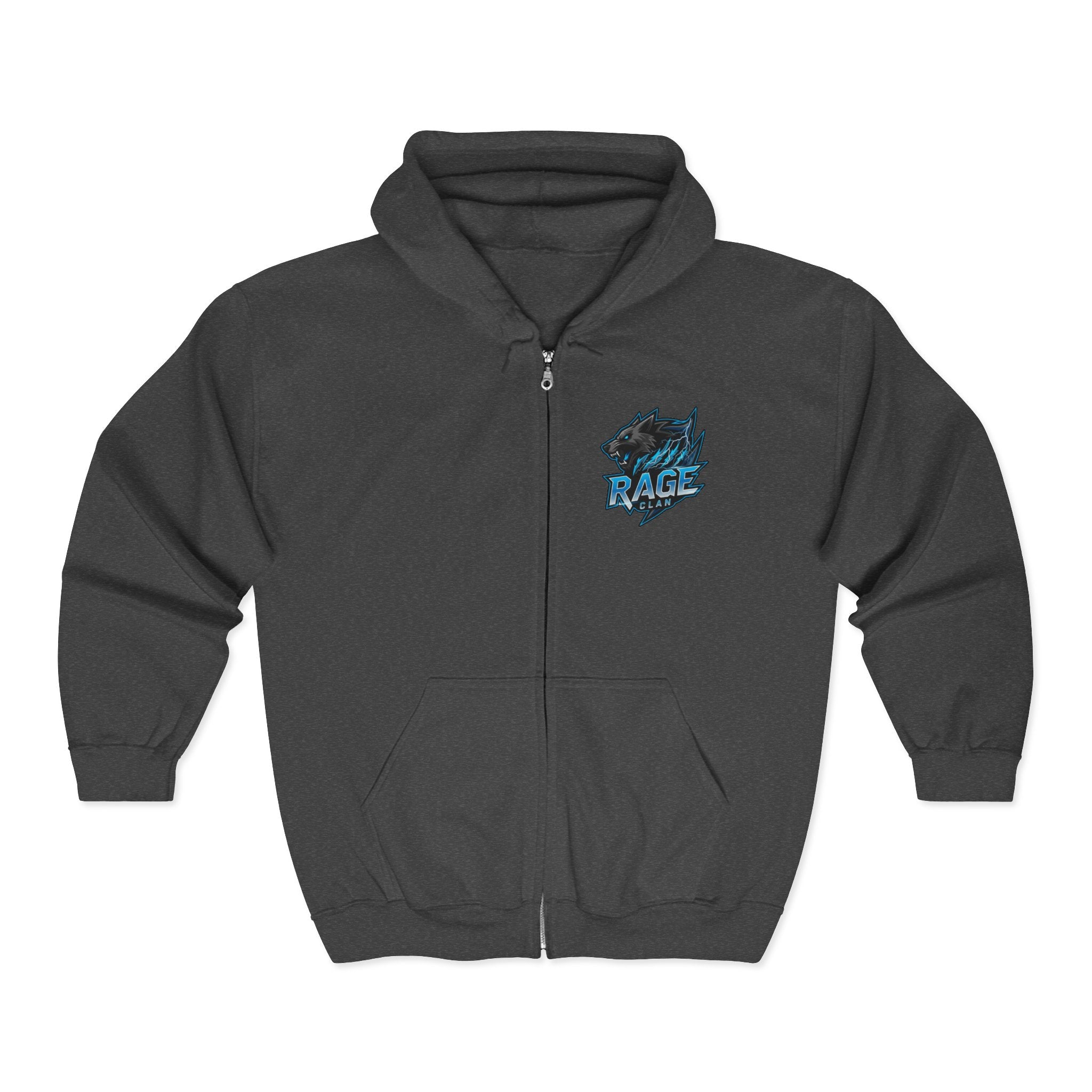 Rage Blue Full-Zip Hoodie