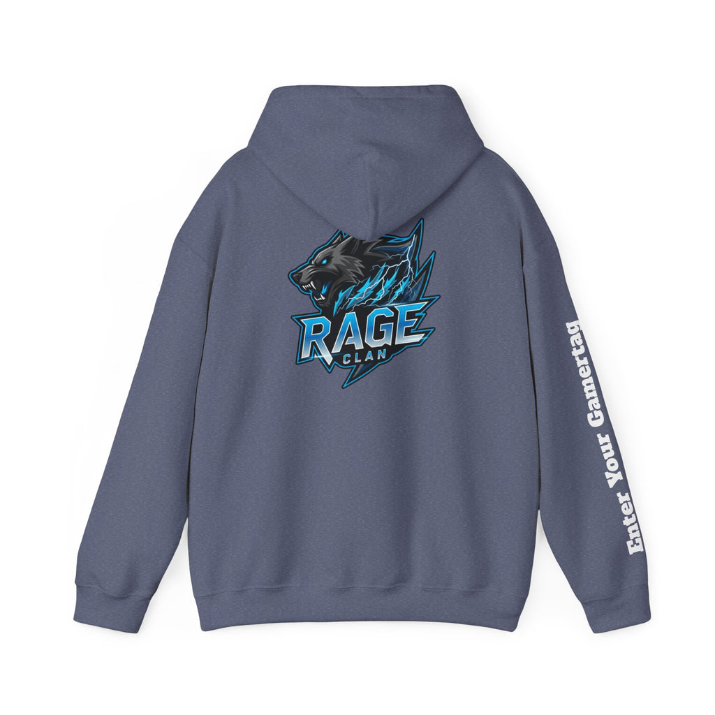 Rage Blue Personalized Hoodie