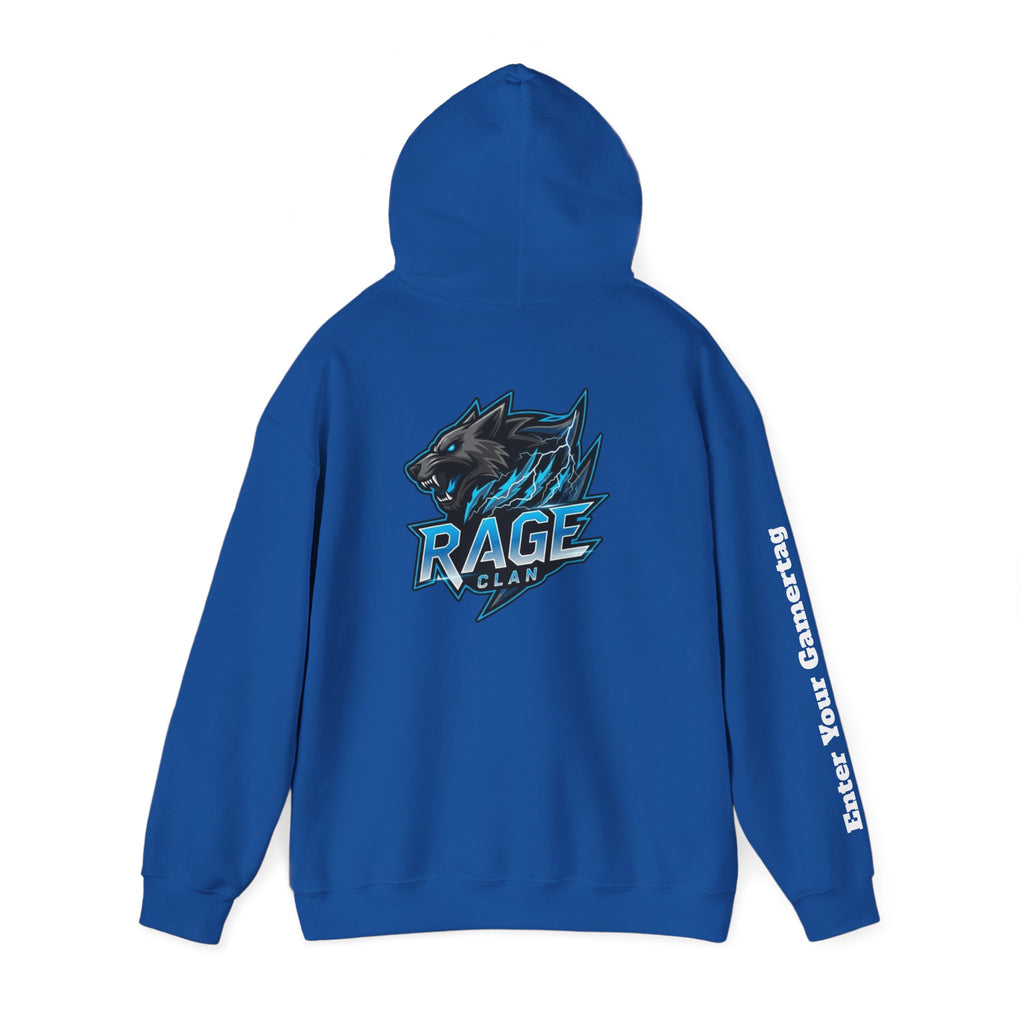 Rage Blue Personalized Hoodie