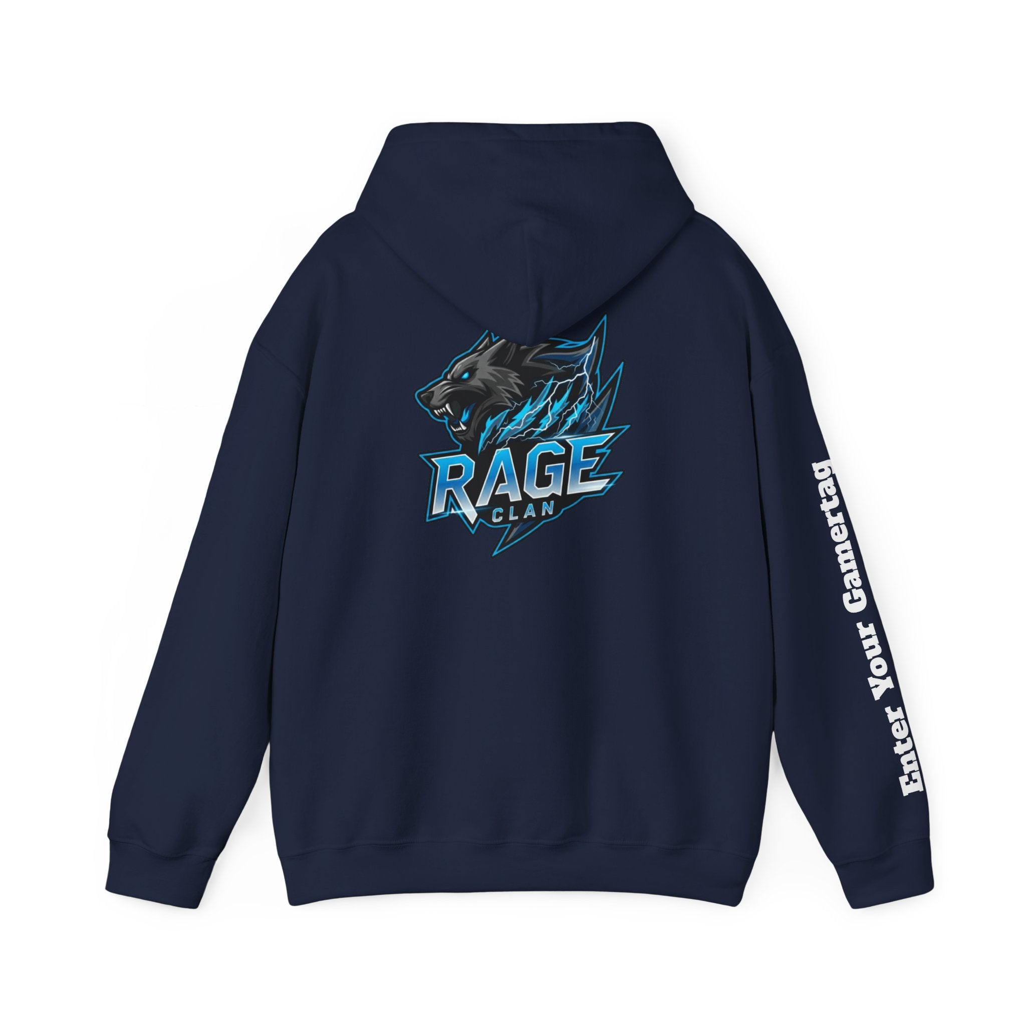 Rage Blue Personalized Hoodie