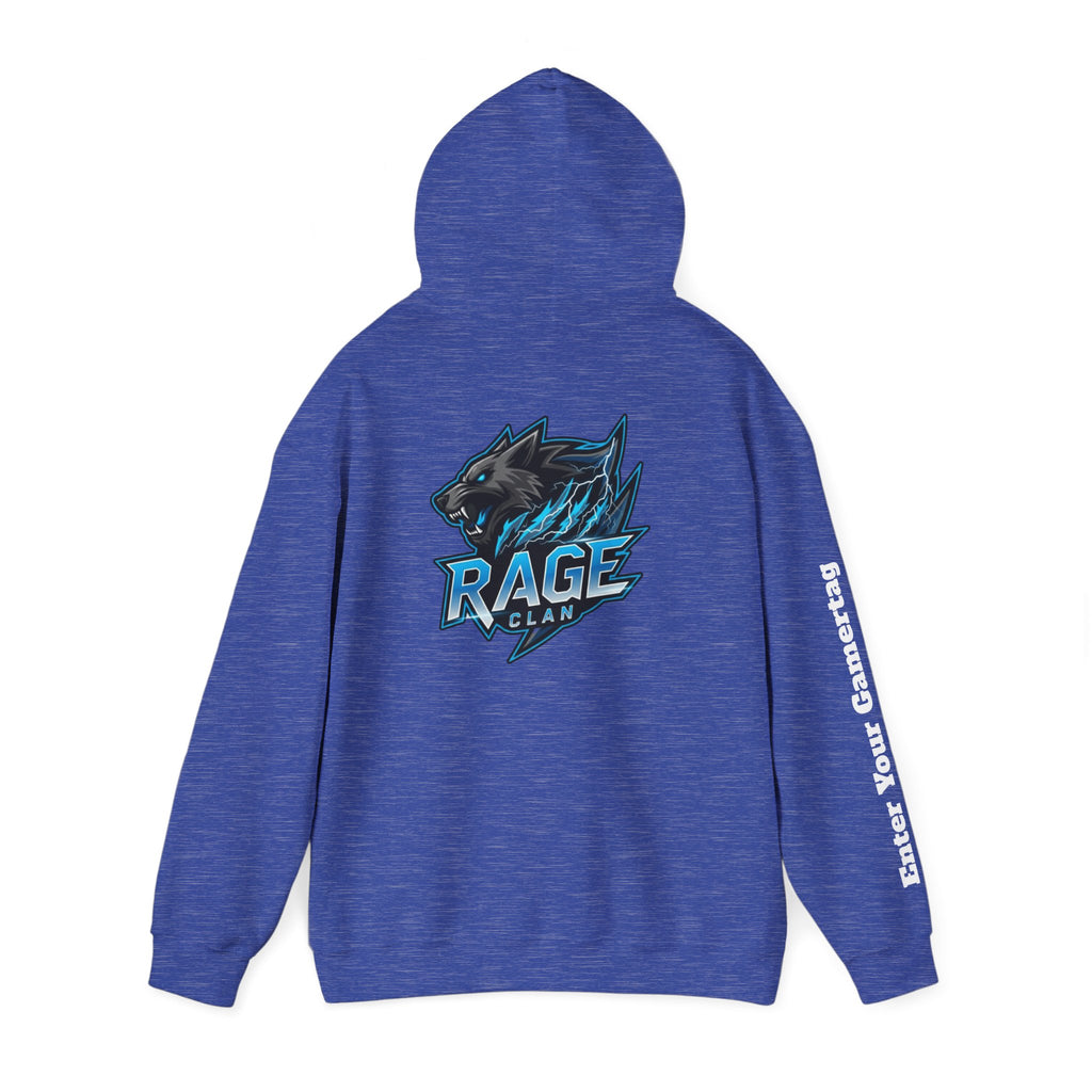 Rage Blue Personalized Hoodie