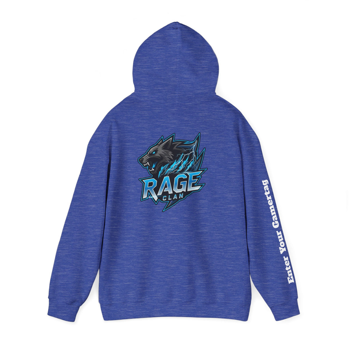 Rage Blue Personalized Hoodie
