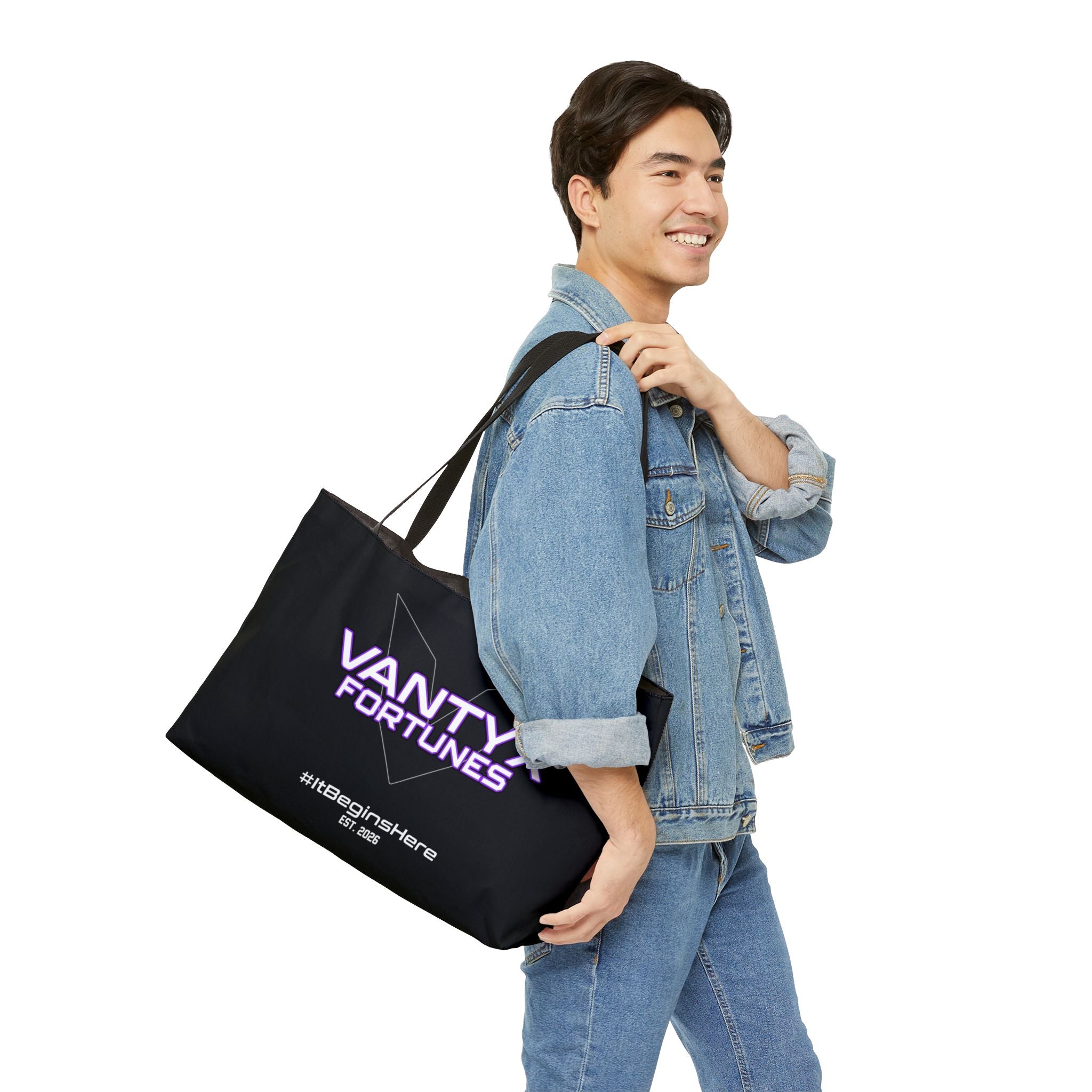 Vantyx Fortunes It Begins Here Weekender Tote Bag
