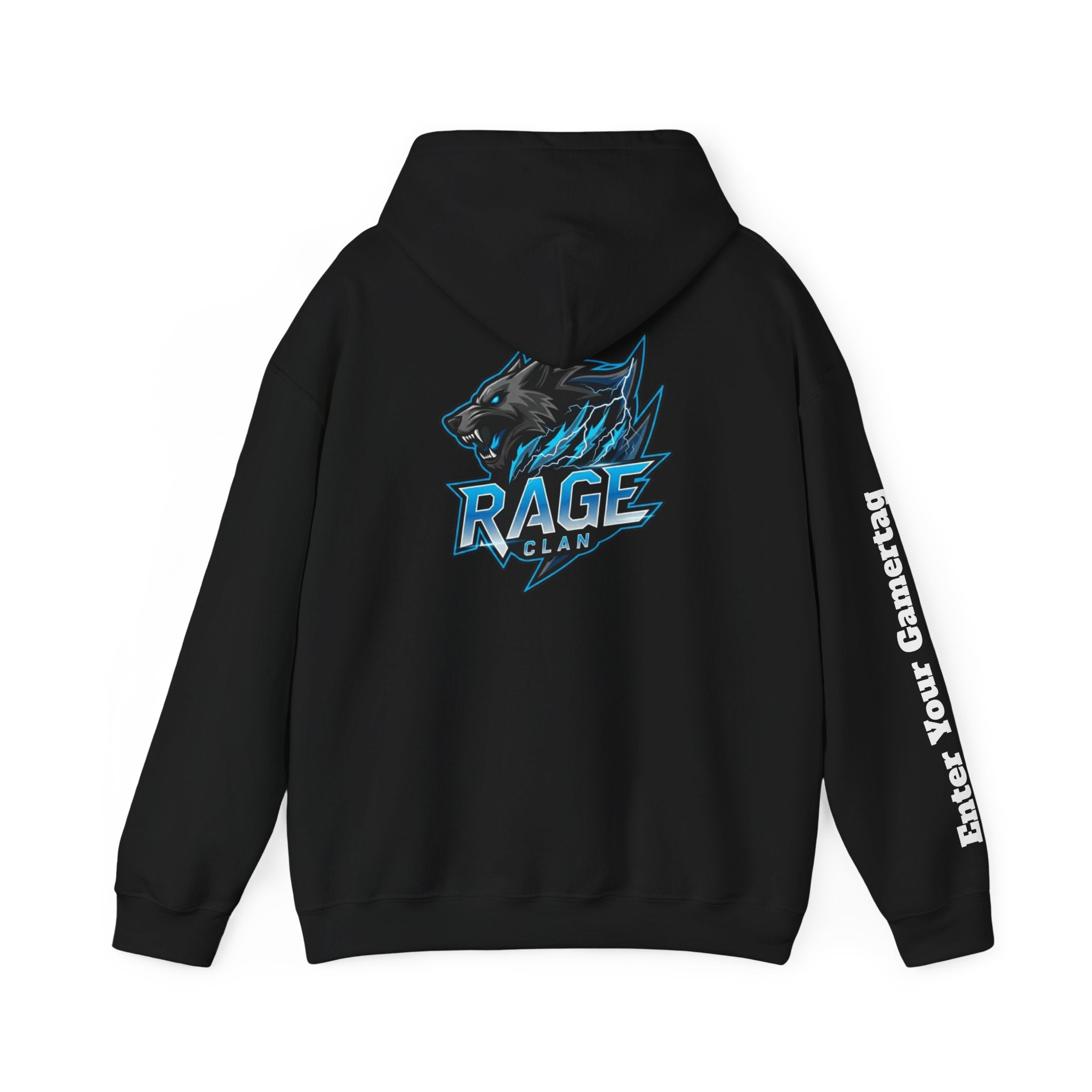 Rage Blue Personalized Hoodie