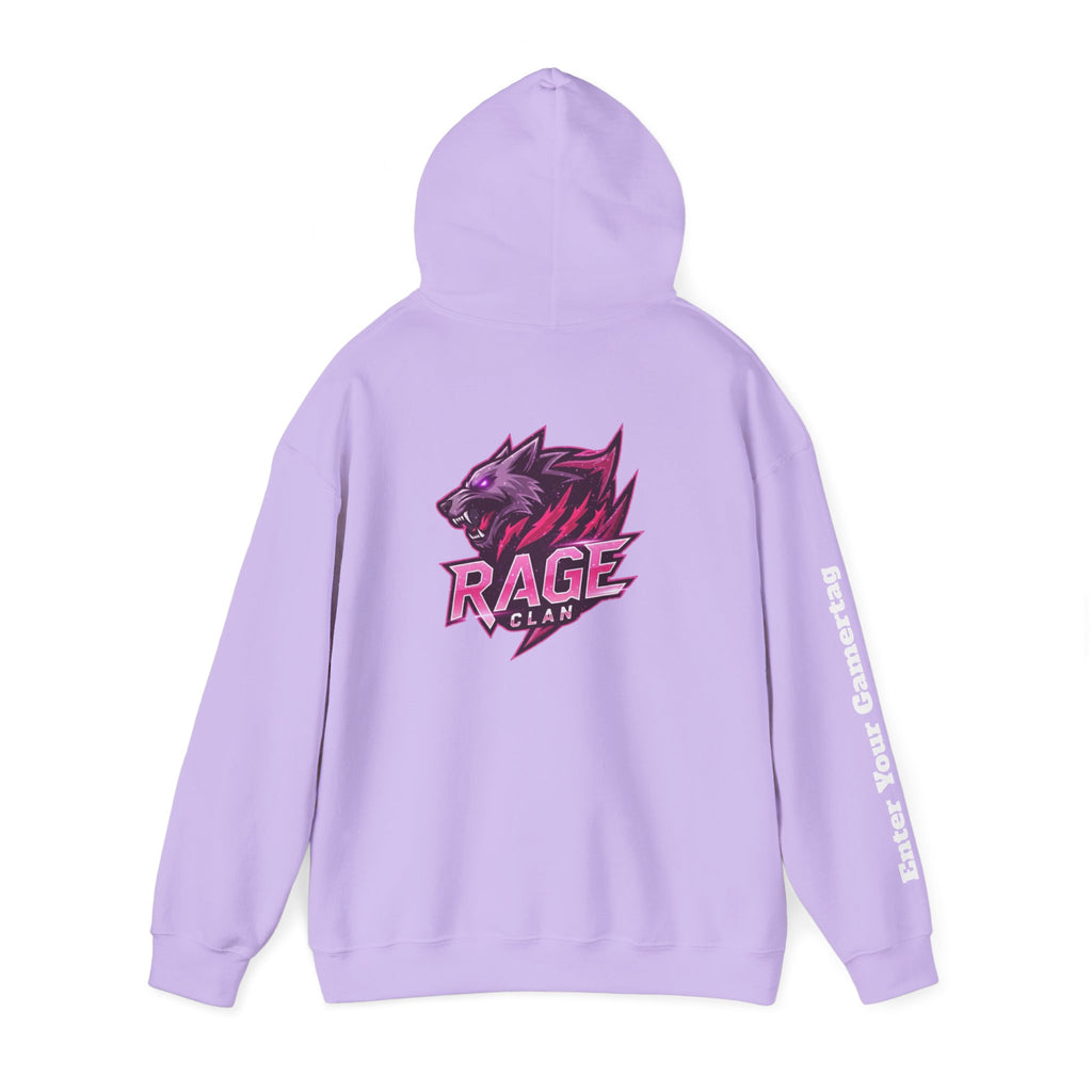 Rage Pink Personalized Hoodie