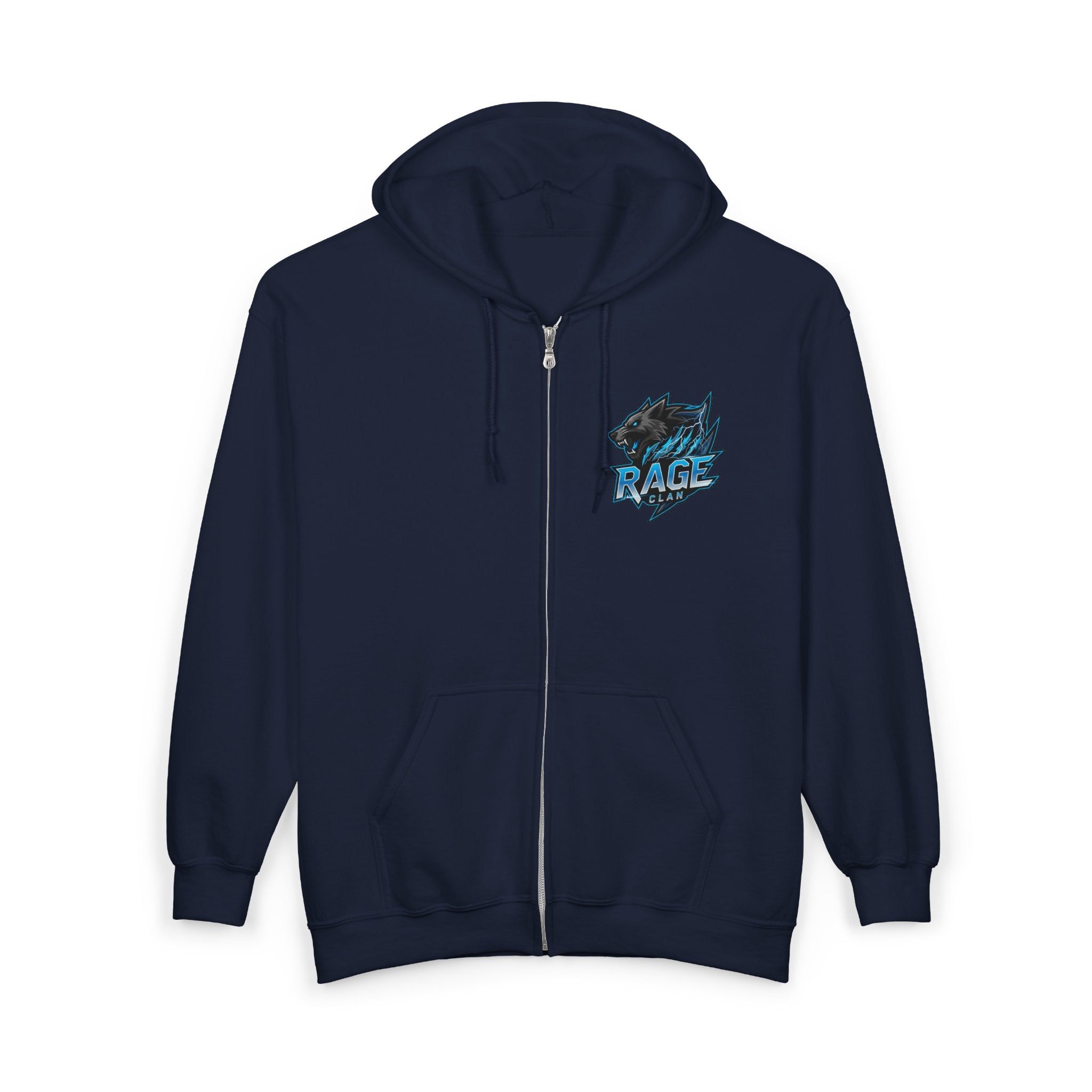 Rage Blue Full-Zip Hoodie