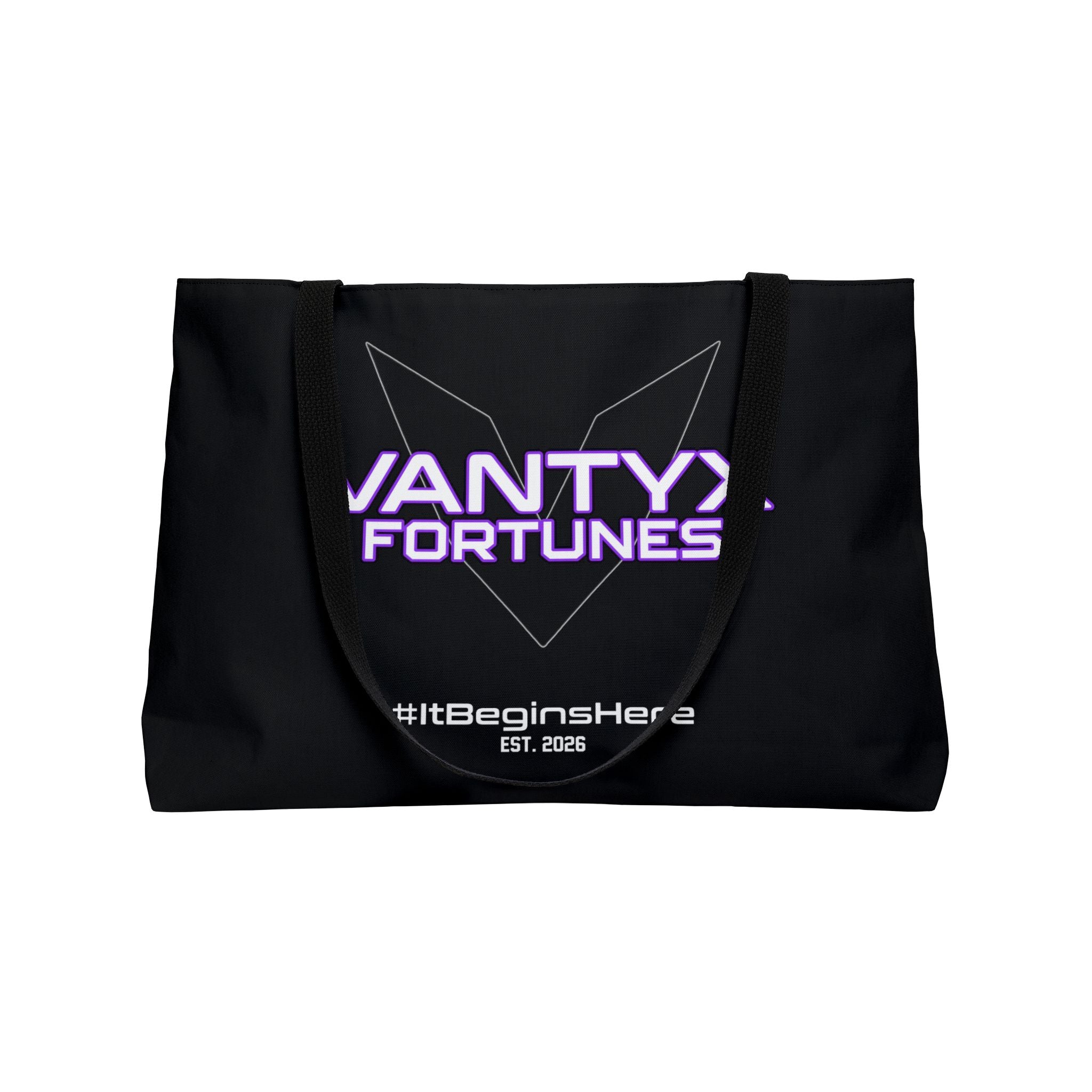 Vantyx Fortunes It Begins Here Weekender Tote Bag
