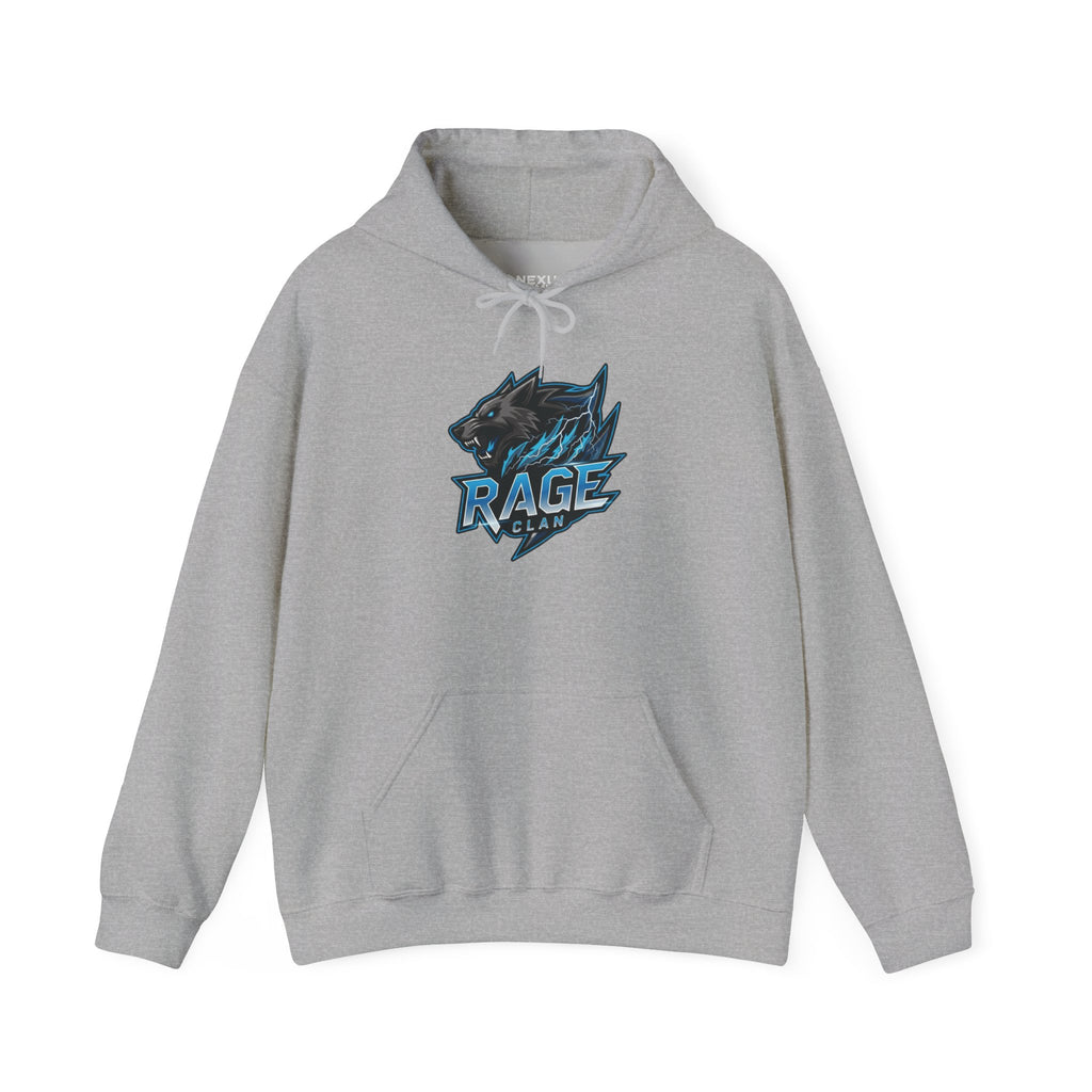 Rage Blue Logo Hoodie