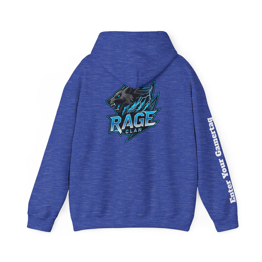 Rage Blue Personalized Hoodie