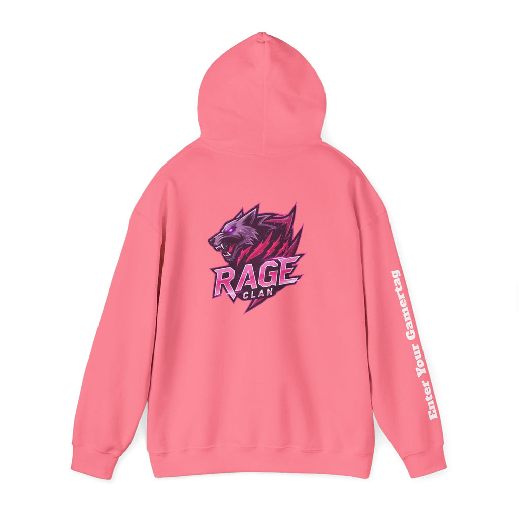 Rage Pink Personalized Hoodie
