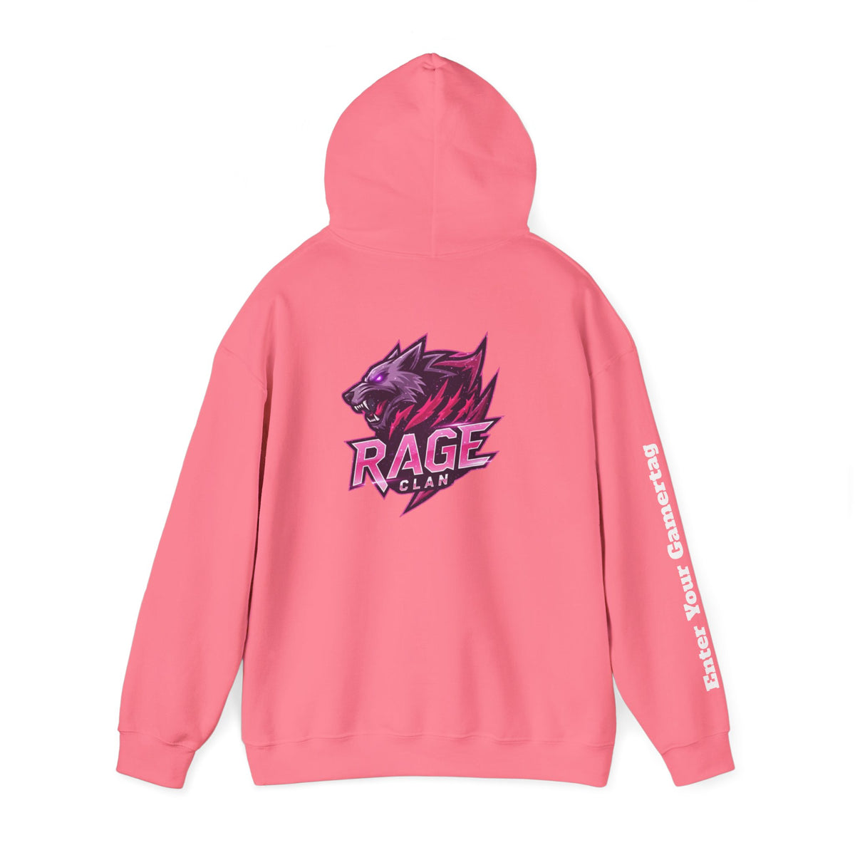Rage Pink Personalized Hoodie