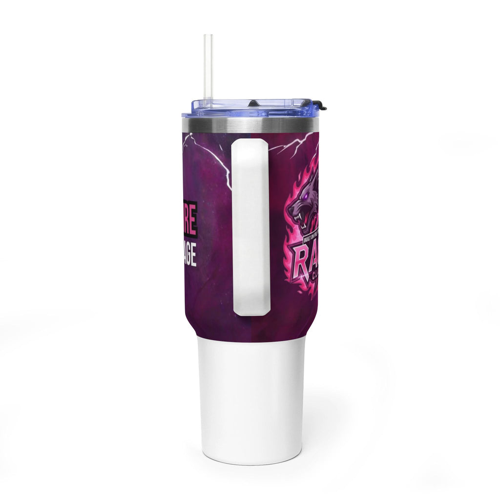 40oz Rage Clan Pink Logo Vacuum Tumbler