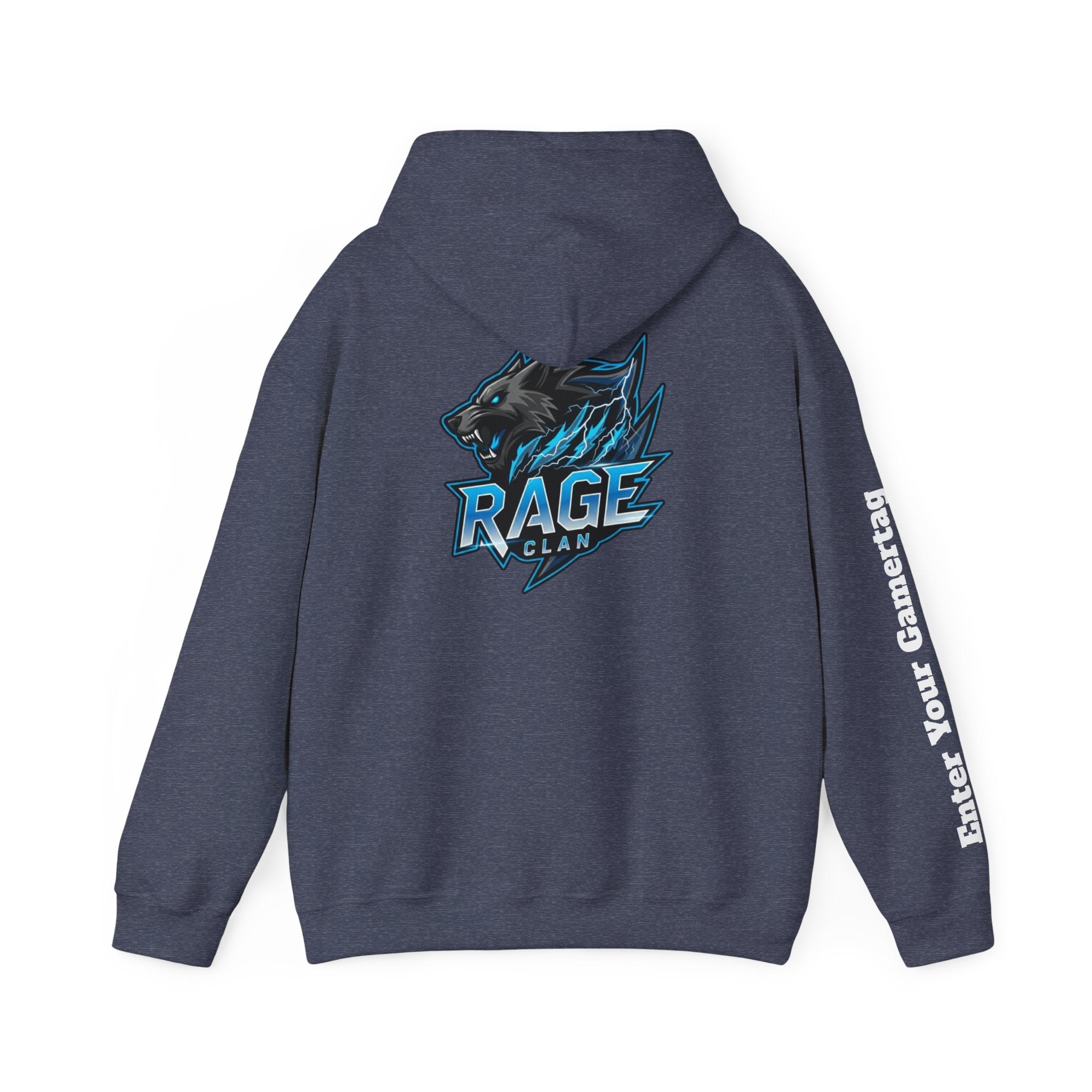 Rage Blue Personalized Hoodie
