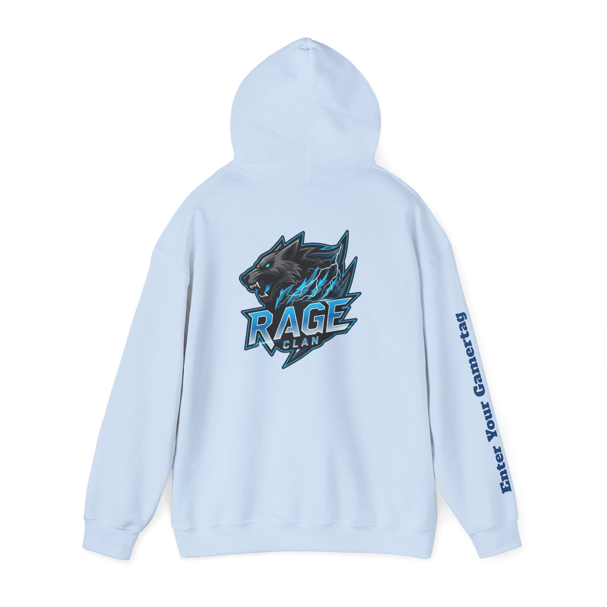 Rage Blue Personalized Hoodie