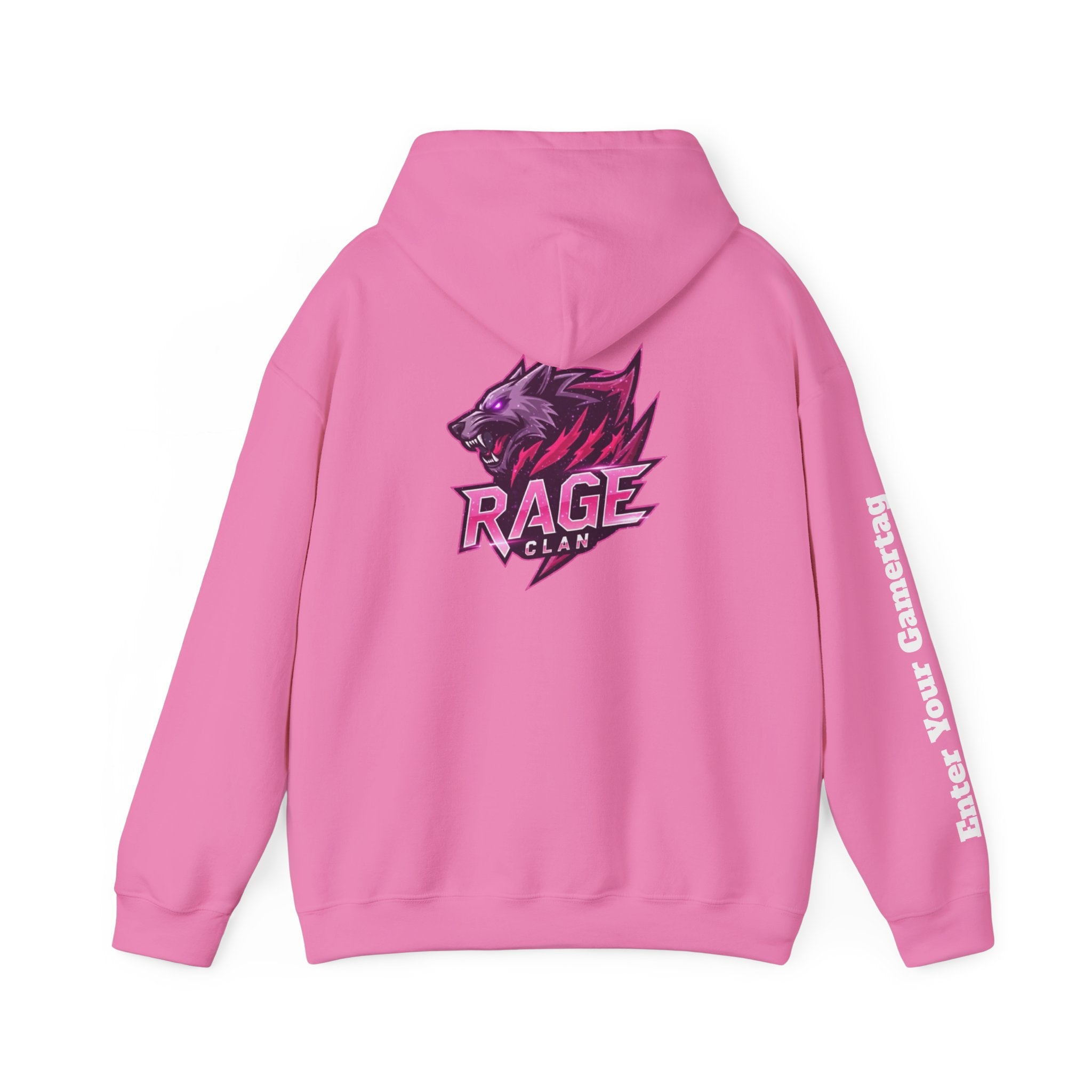 Rage Pink Personalized Hoodie